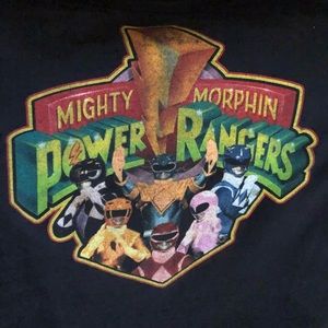 90s Mighty Morphin Power Rangers tee. Size XL